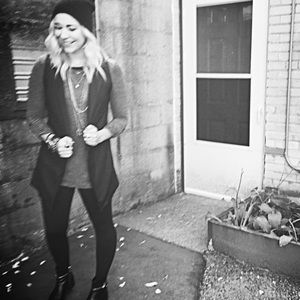 Mid- length tuxedo style vest